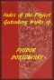 [Gutenberg 59196] • Index of the Project Gutenberg Works of Fyodor Dostoevsky